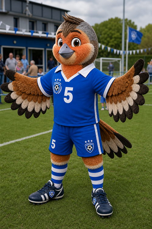 Vink, de mascotte van FC Voorbeeld